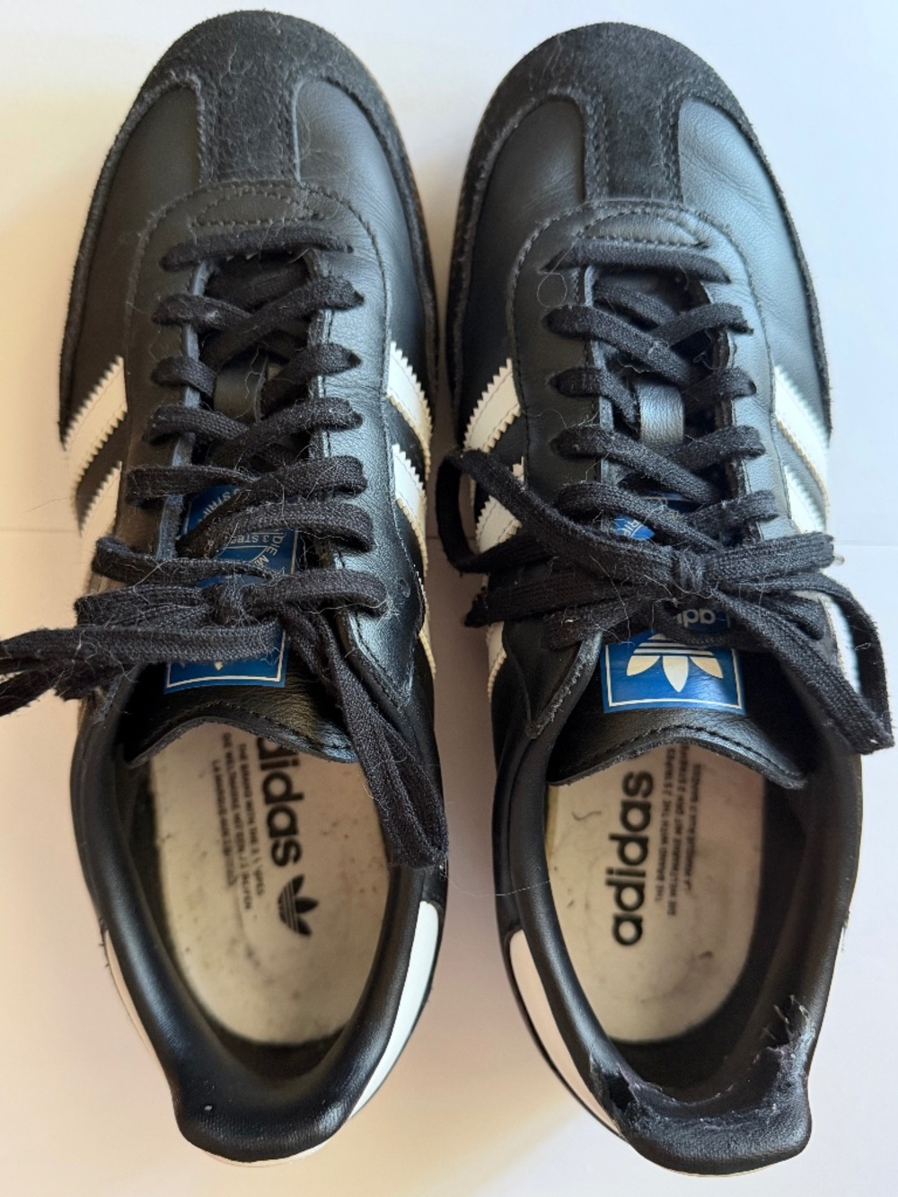 Adidas Samba Classic Black White Gum Sole Sneakers | Women’s (7.5)/ Men’s (6.5)